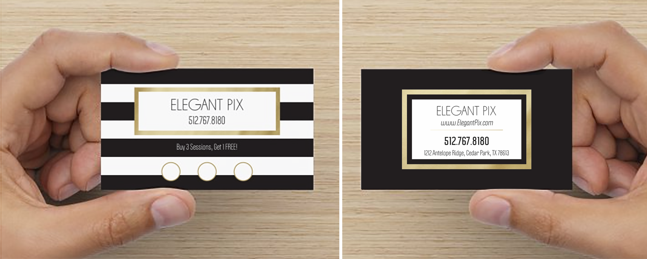 Elegant Pix Loyalty Cards