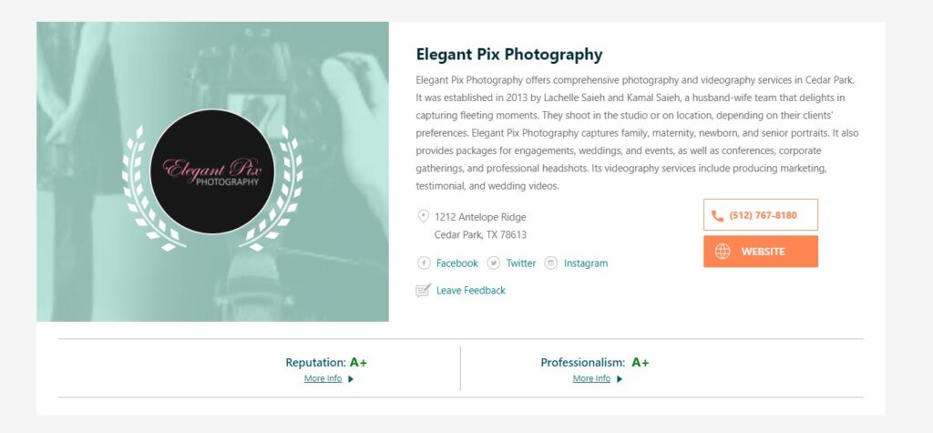 Cedar Park's Best Portrait Photographer